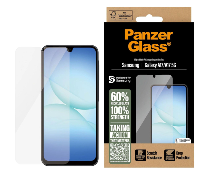 Szkło i folia ochronna PanzerGlass Ultra-Wide Fit EasyAligner do Samsung Galaxy A17 / A17 5G